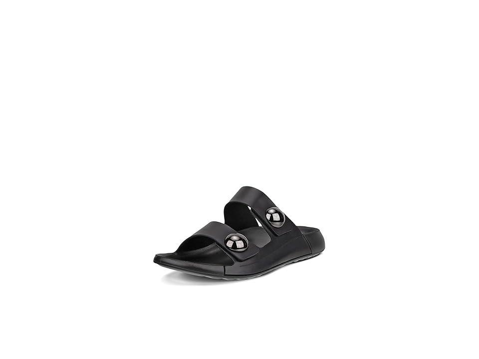 ECCO Cozmo Two Band Button Slide Women's Sandals Product Image