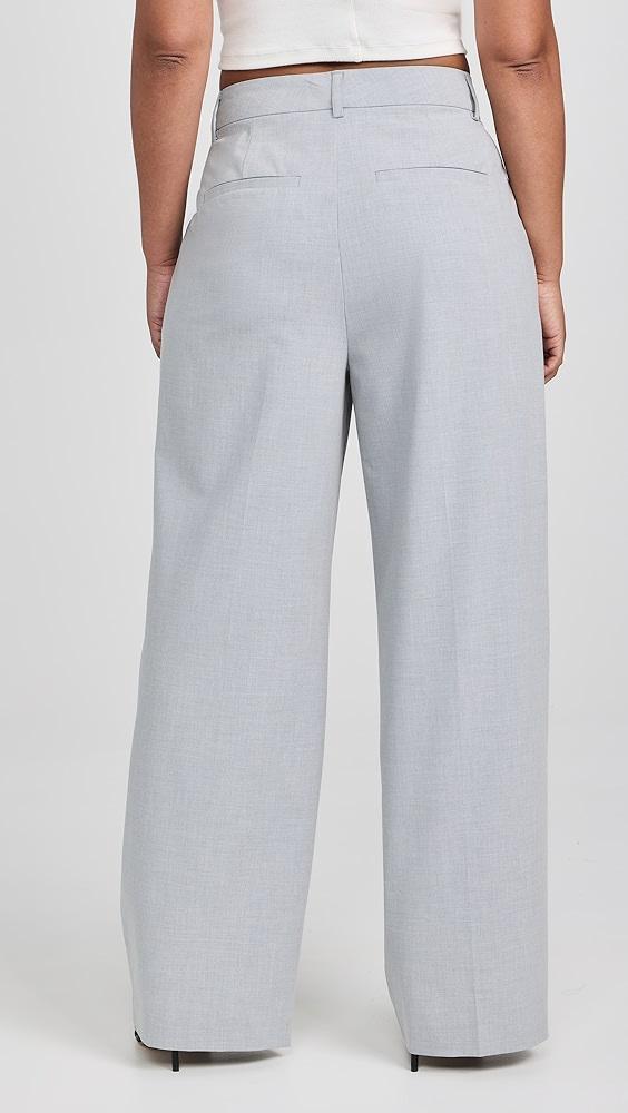 Good American Suiting Good 90s Pleated Trousers | Shopbop Product Image