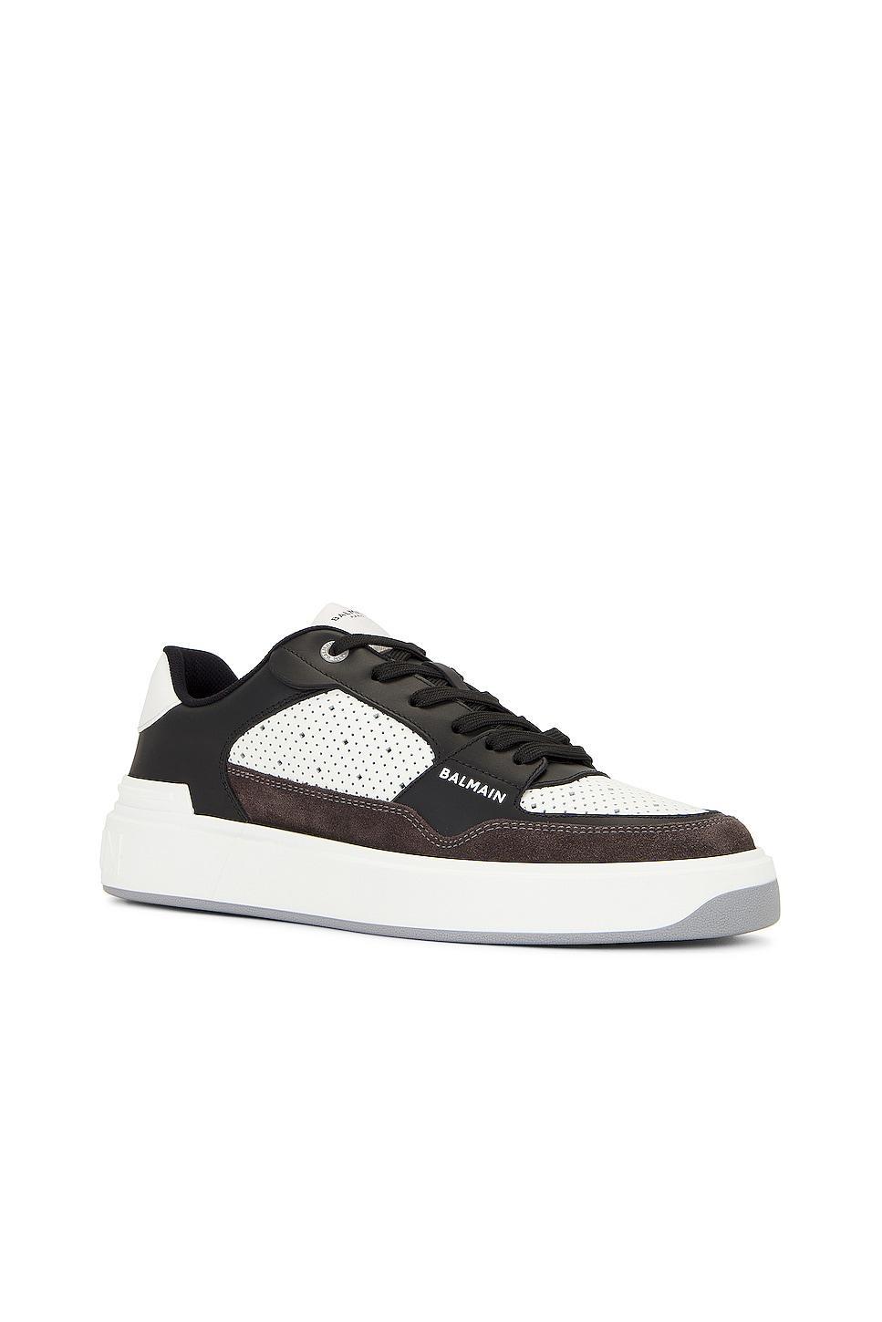 BALMAIN B Court Flip Sneaker in Black Product Image