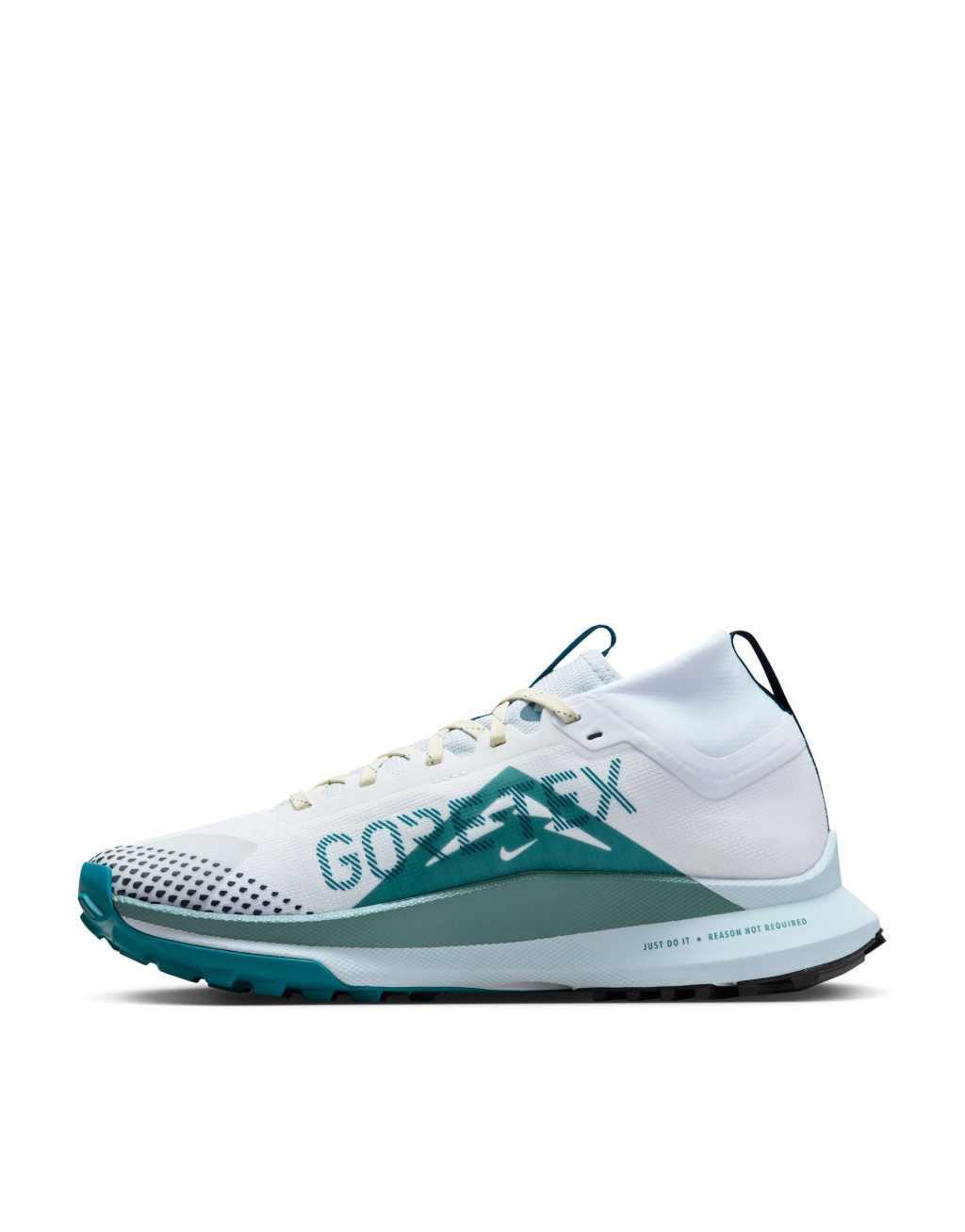 Nike Running Pegasus Trail 4 GTX sneakers in white and multi Product Image