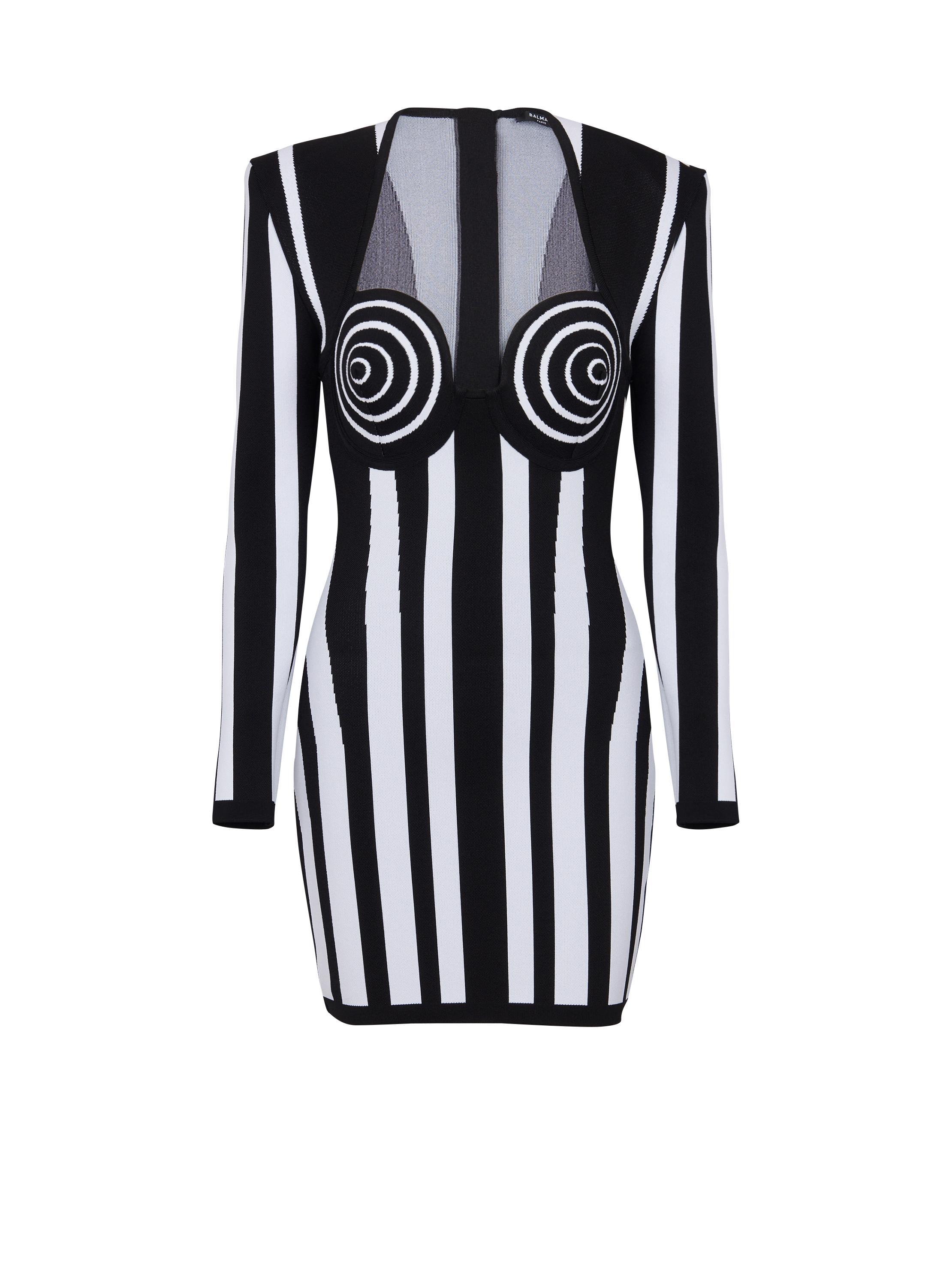 Striped knit dress Product Image