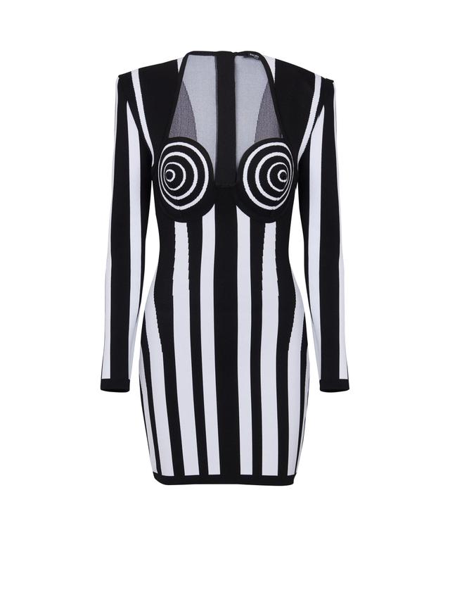 Striped knit dress Product Image