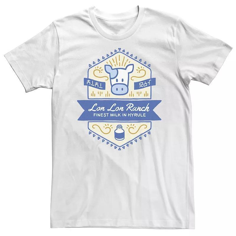 Big & Tall The Legend Of Zelda Lon Lon Ranch Finest Milk In Hyrule Tee, Mens Product Image