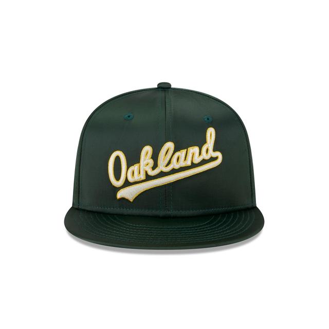 Oakland Athletics Satin Script 9FIFTY Snapback Hat Male Product Image