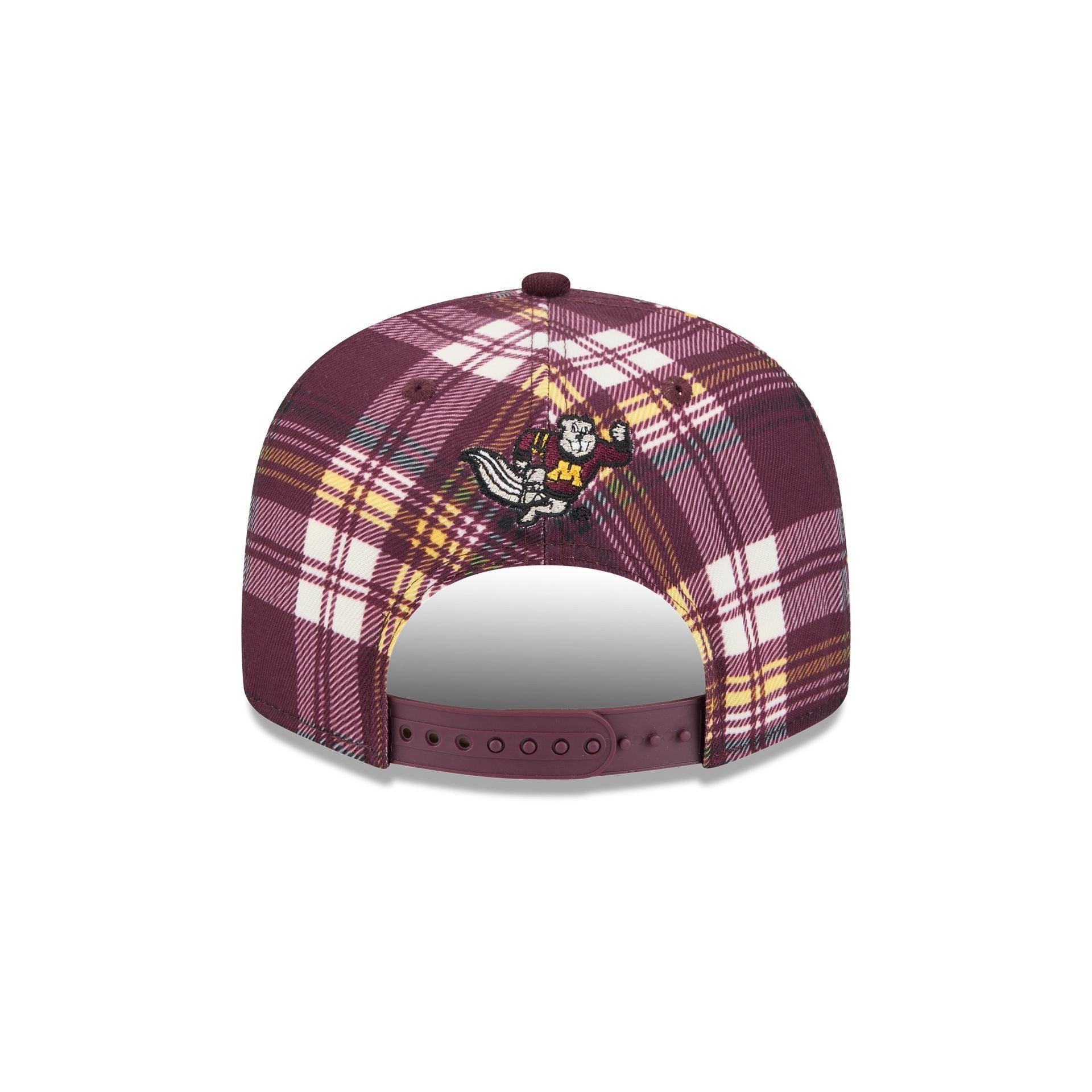 Minnesota Gophers Plaid 9FIFTY Snapback Hat Male Product Image