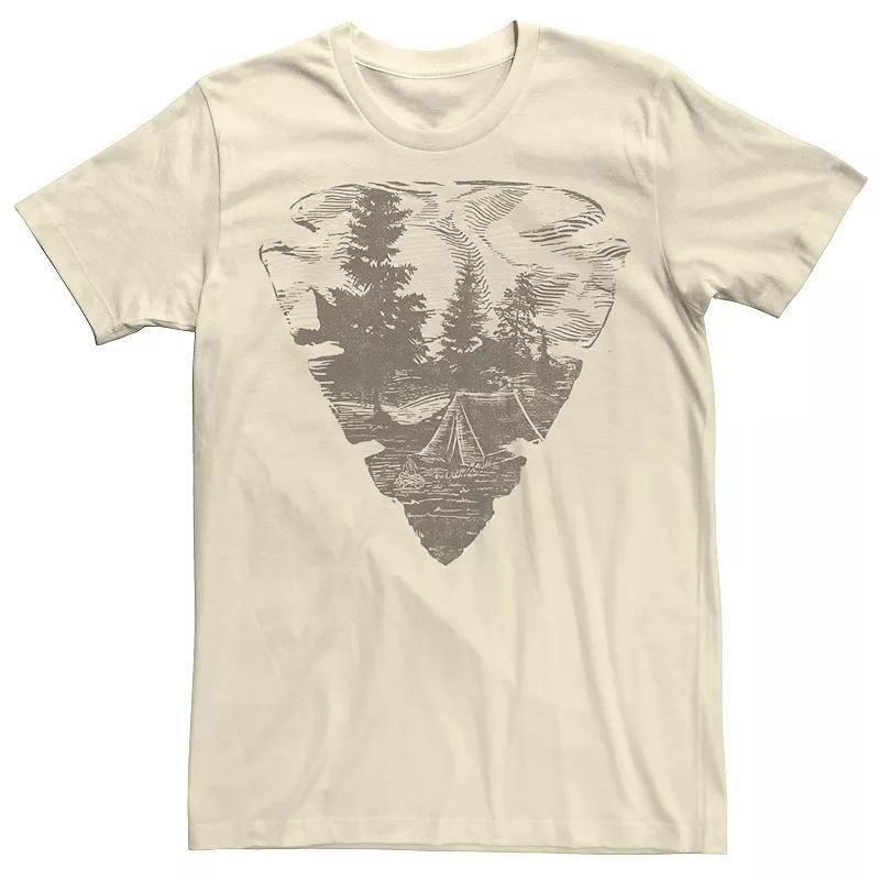 Mens Fifth Sun Arrowhead Camping Sketch Fill Tee Product Image