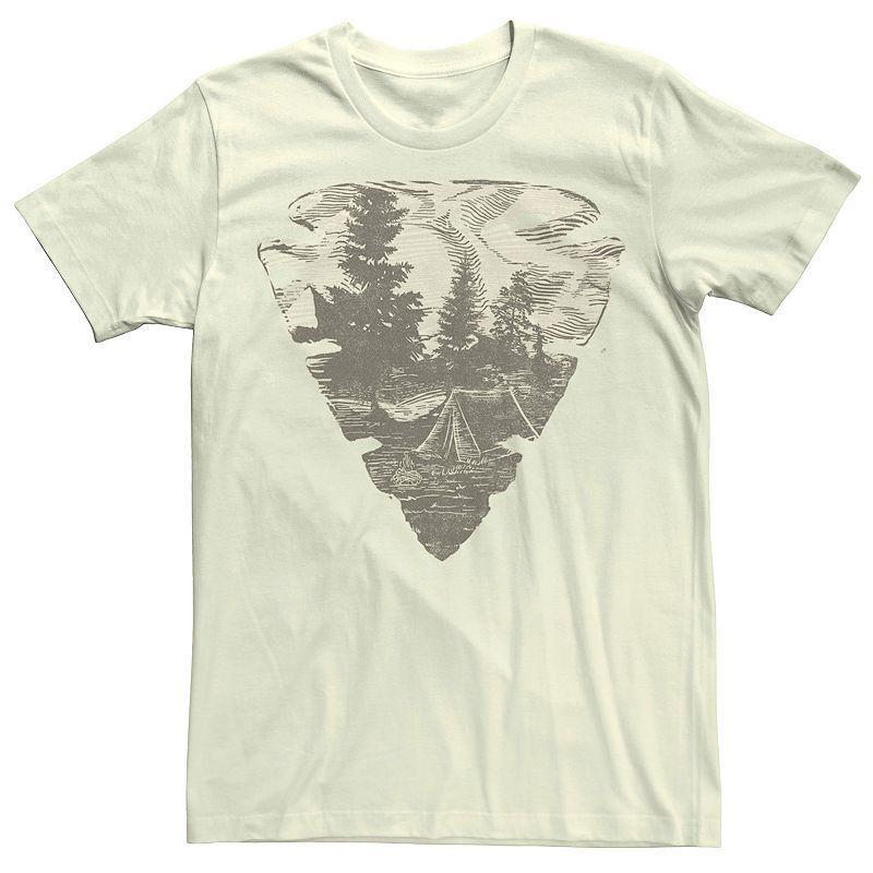 Mens Arrowhead Camping Landscape Forest Graphic Tee Product Image