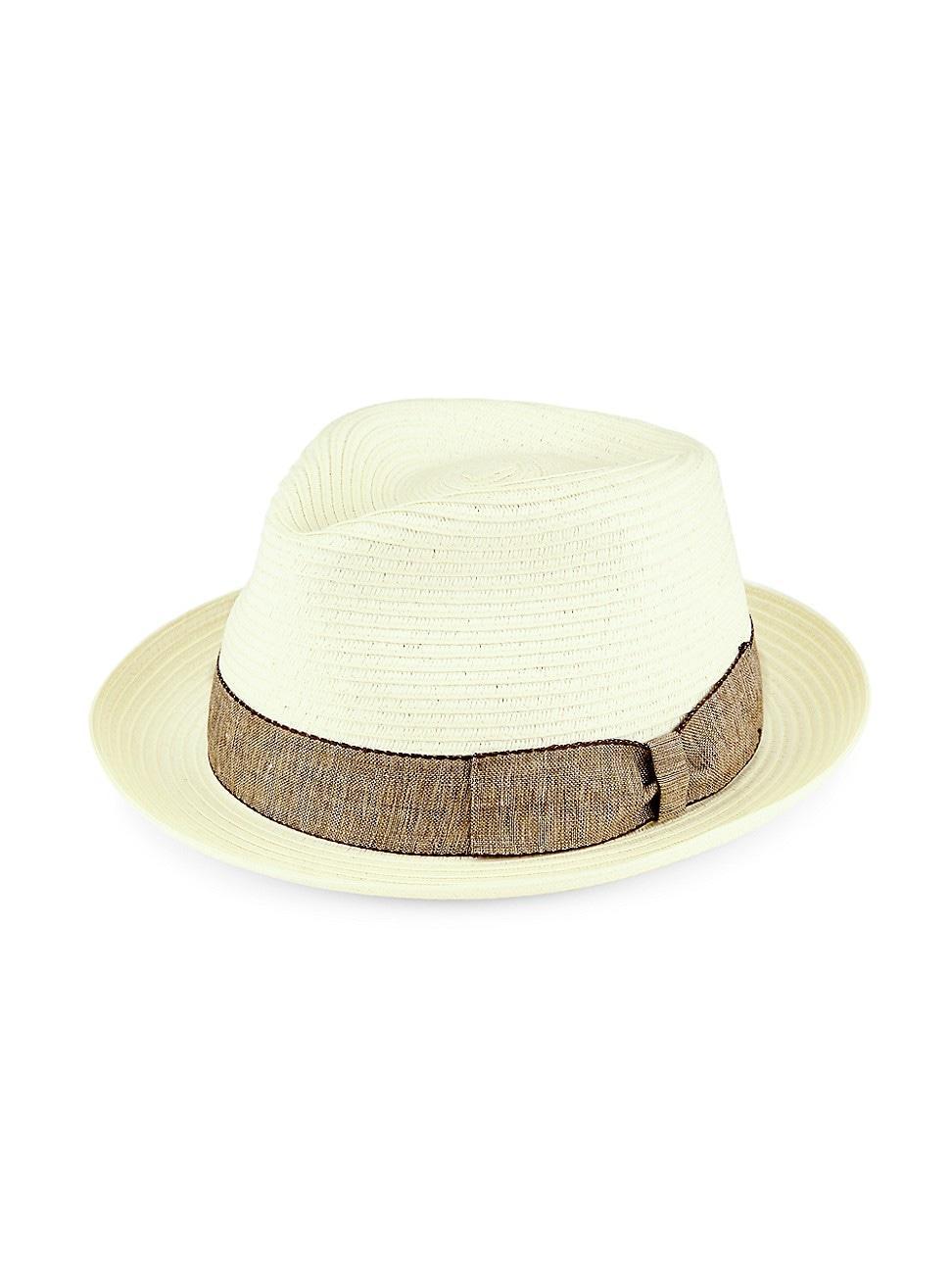 Mens COLLECTION Paper Fedora Product Image