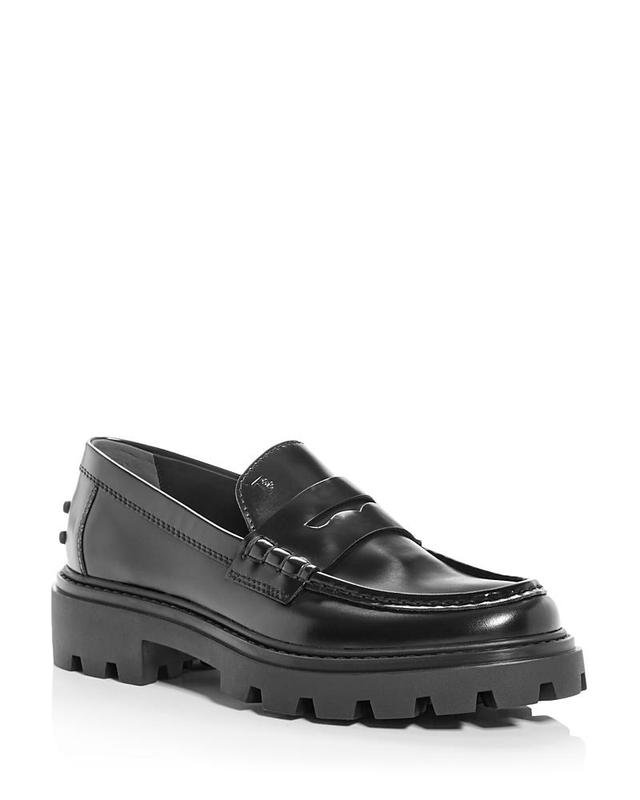 Tods Lug Sole Penny Loafer Product Image