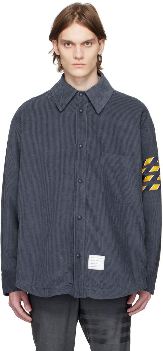 Navy 4-bar Shirt In 415 Navy Product Image