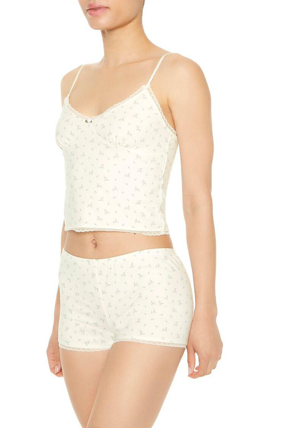 Ditsy Floral Cami & Shorts Pajama Set | Forever 21 Product Image