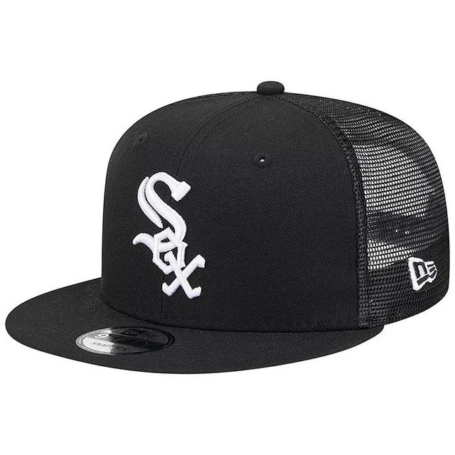 Mens New Era Chicago White Sox Team Color Trucker 9FIFTY Snapback Hat Product Image