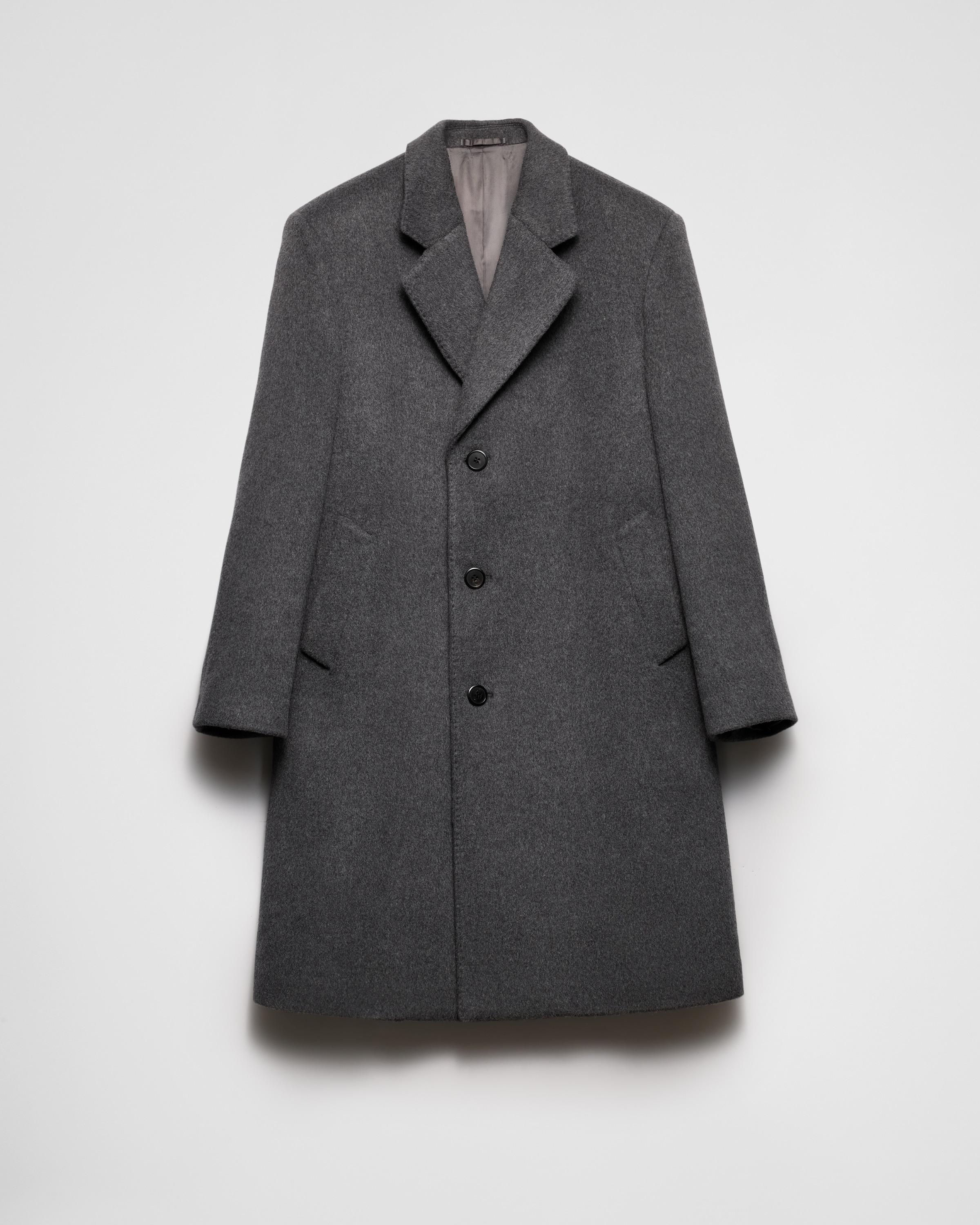 Single-breasted wool coat Product Image