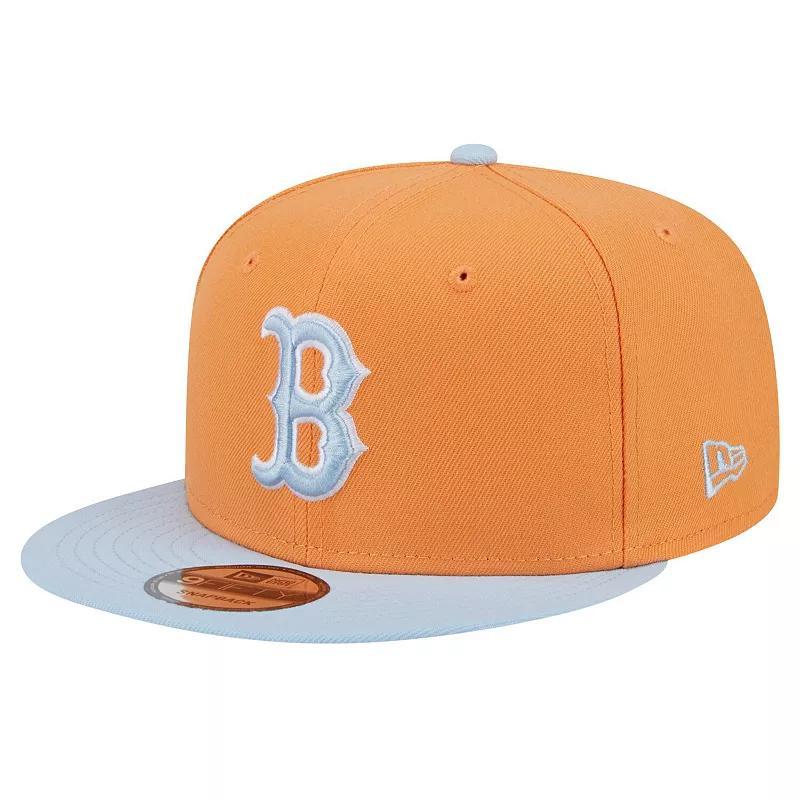 Mens New Era Boston Red Sox Spring Color Two-Tone 9FIFTY Snapback Hat Product Image