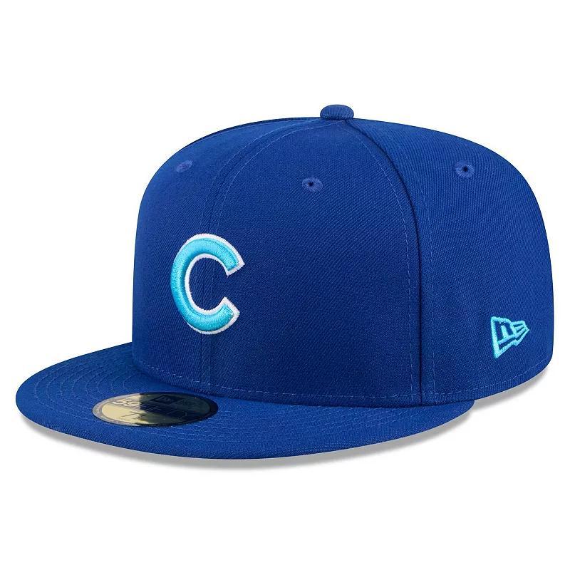 New Era Mens Royal Chicago Cubs 2024 Fathers Day 59FIFTY Fitted Hat Product Image