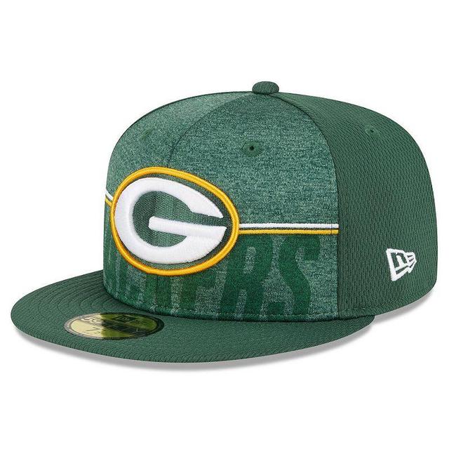 Mens New Era Bay Packers 2023 NFL Training Camp 59FIFTY Fitted Hat Product Image