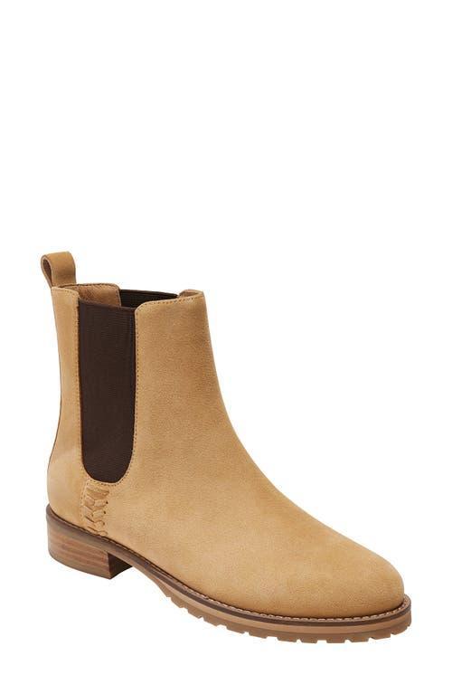 Jack Rogers Latham Chelsea Bootie Suede (Camel) Women's Boots Product Image