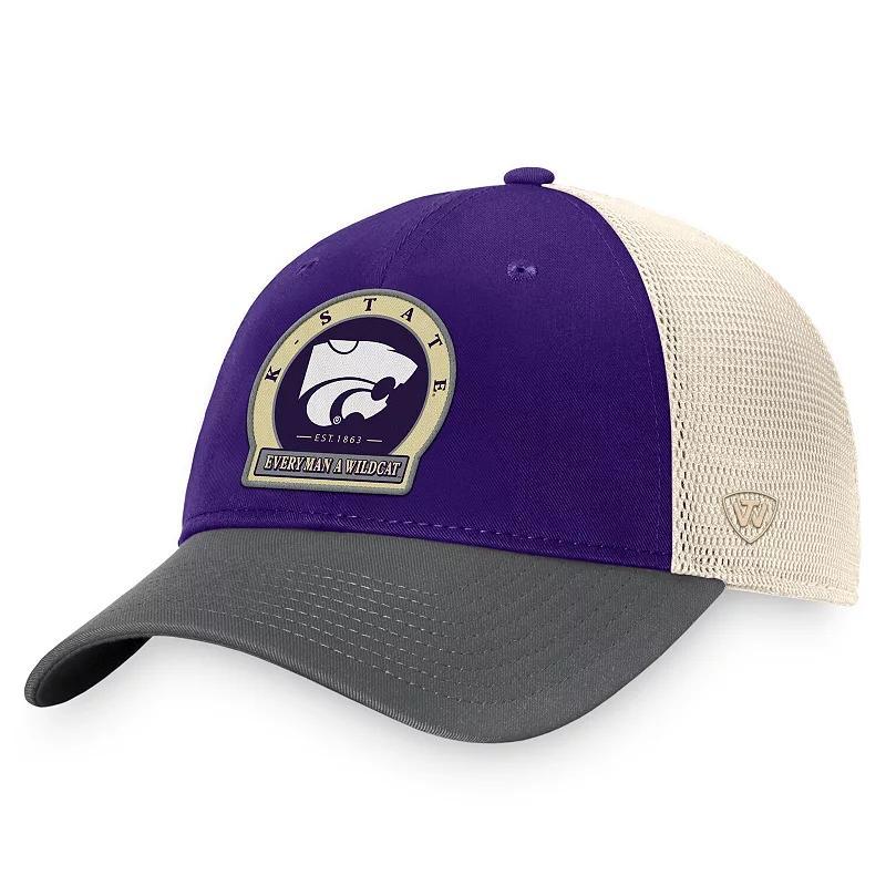 Mens Top of the World Kansas State Wildcats Refined Trucker Adjustable Hat Product Image