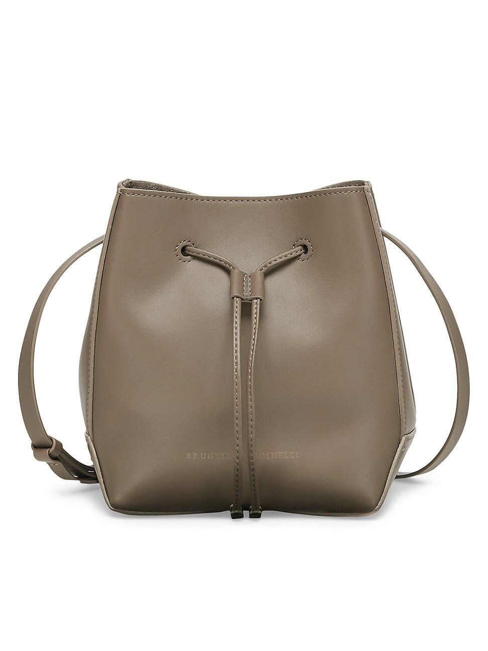 Womens Calfkskin Bucket Bag with Monili Product Image