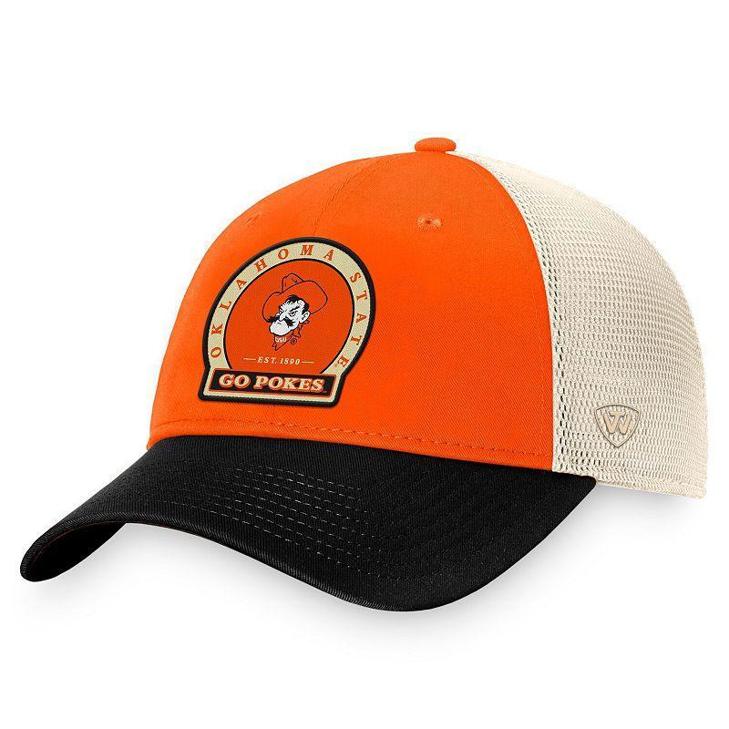 Mens Top of the World Oklahoma State Cowboys Refined Trucker Adjustable Hat Product Image