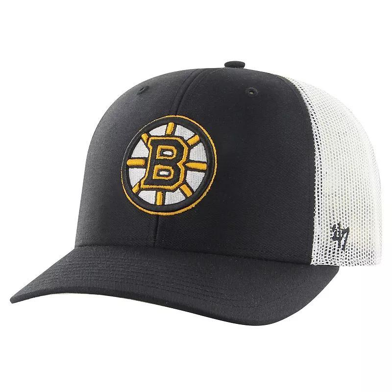 Mens 47 Boston Bruins Core Logo Trucker Adjustable Hat Product Image