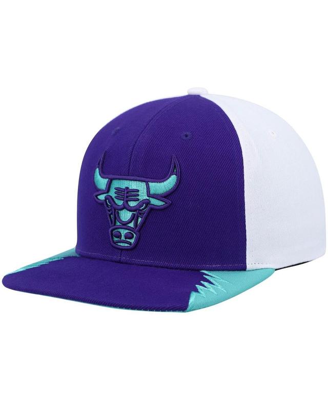 Mens Mitchell & Ness Purple Chicago Bulls Day 5 Snapback Hat Product Image