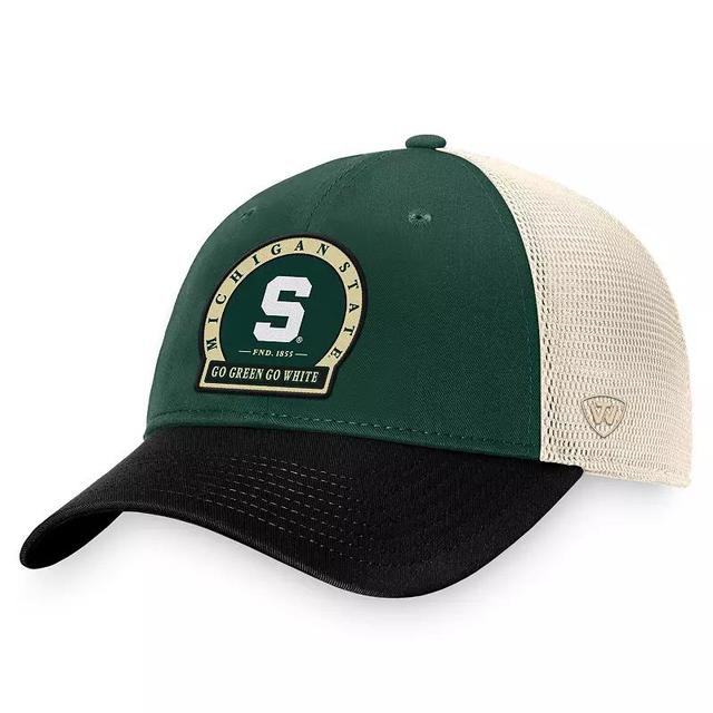 Mens Top of the World Michigan State Spartans Refined Trucker Adjustable Hat Product Image