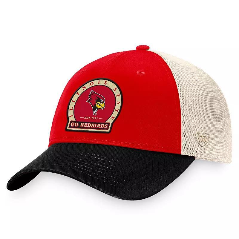 Mens Top of the World Cardinal Stanford Cardinal Refined Trucker Adjustable Hat Product Image