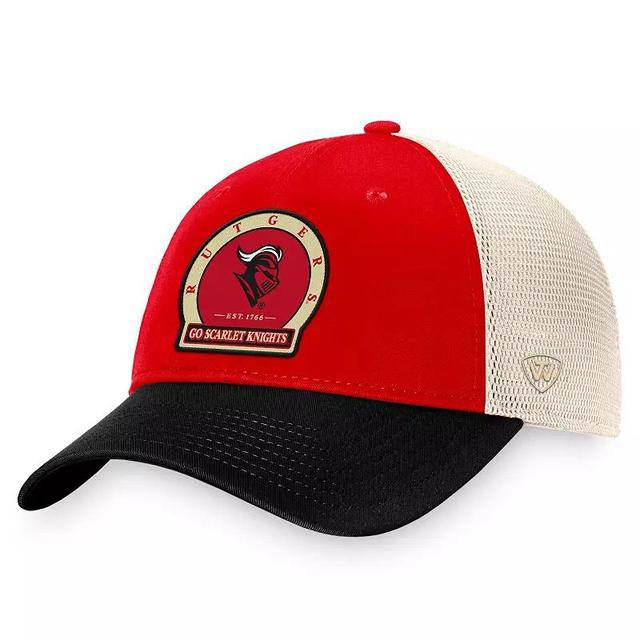 Mens Top of the World Scarlet Arkansas State Wolves Refined Trucker Adjustable Hat Product Image