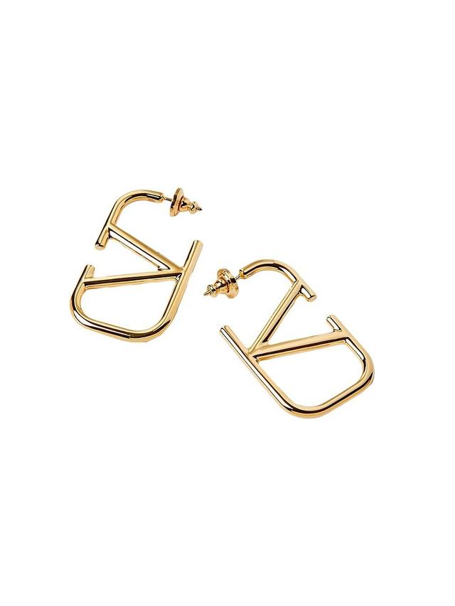 Womens VLogo Signature Metal Earrings Product Image