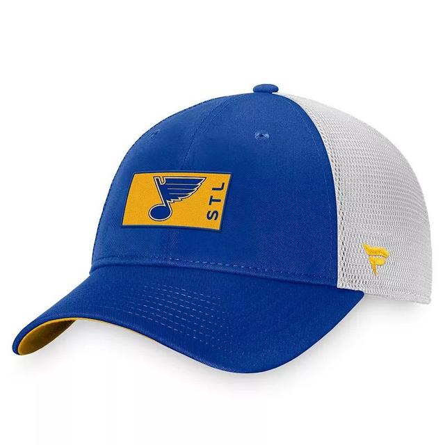 Mens Fanatics Branded /White St. Louis s Authentic Pro Rink Trucker Snapback Hat Product Image