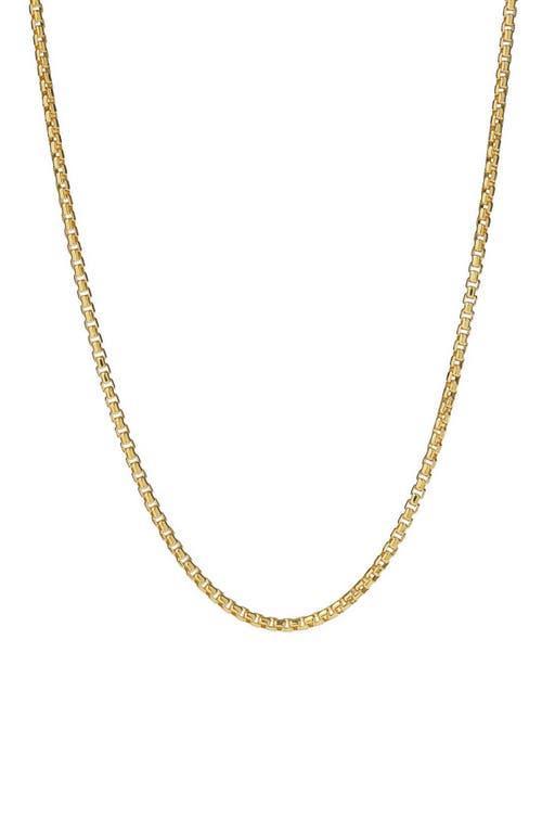 Degs & Sal Box Chain Necklace in Gold at Nordstrom Product Image