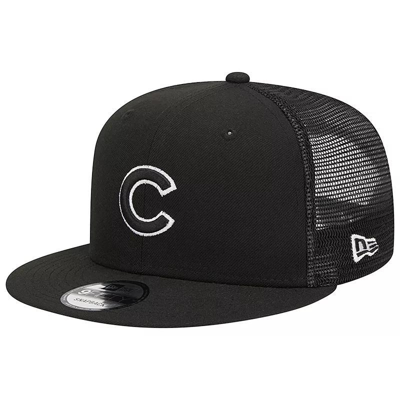 Mens New Era Chicago Cubs Trucker 9FIFTY Snapback Hat Product Image