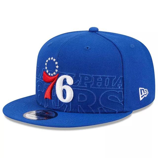 Mens New Era Royal Philadelphia 76ers 2023 NBA Draft 9FIFTY Snapback Hat Product Image