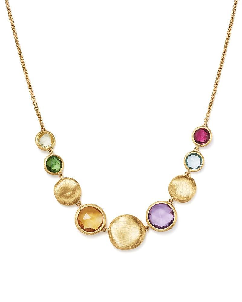 Womens Jaipur Color 18K Yellow Gold & Multi-Gemstone Necklace Product Image