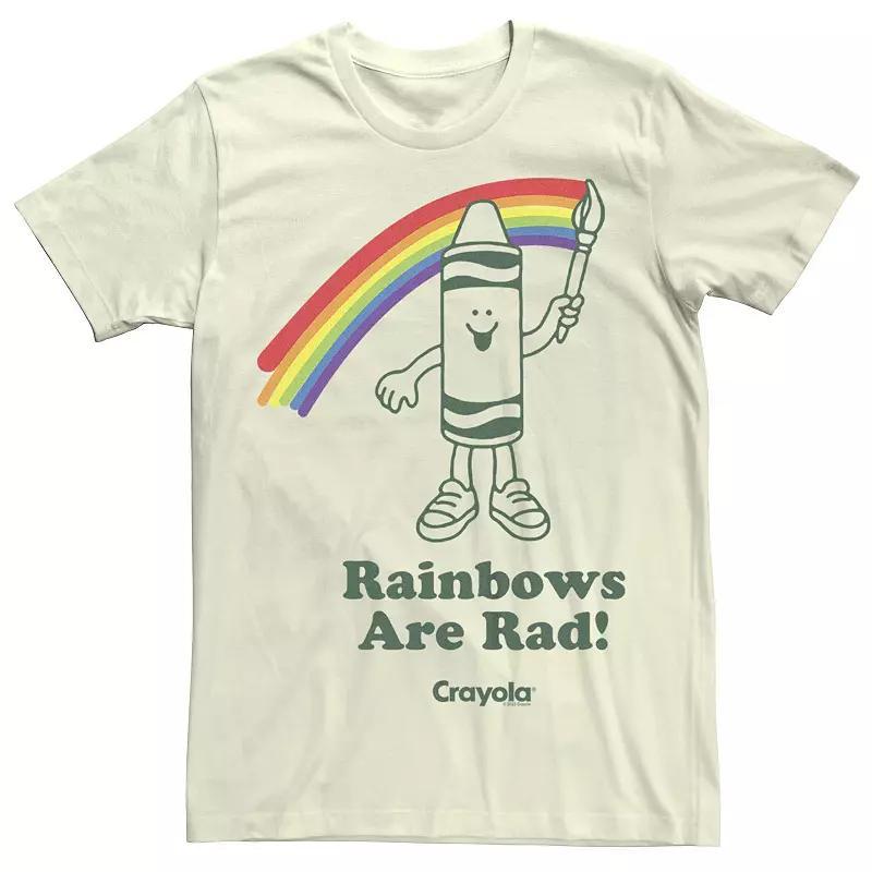 Mens Crayola Rainbows Are Rad Graphic Tee Product Image