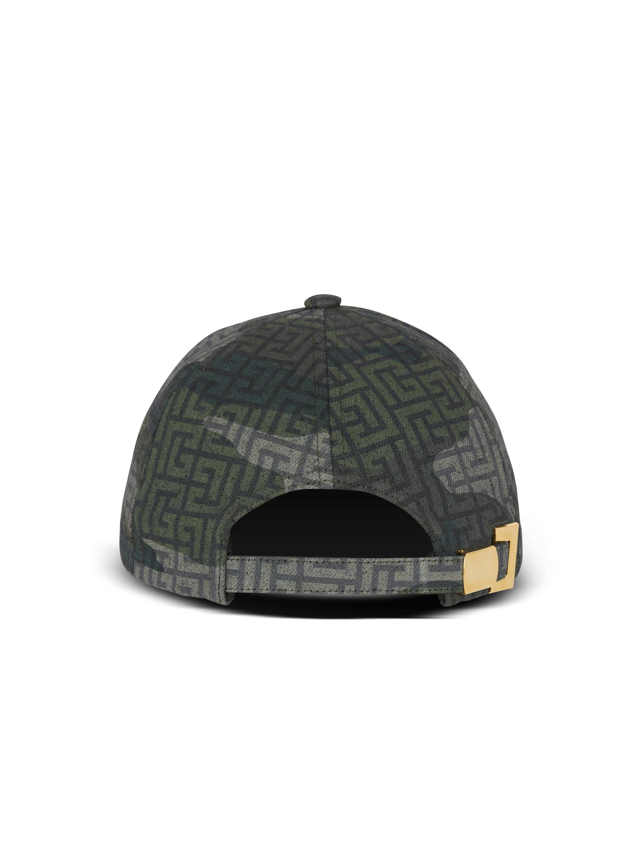 Monogrammed camouflage print baseball cap Product Image