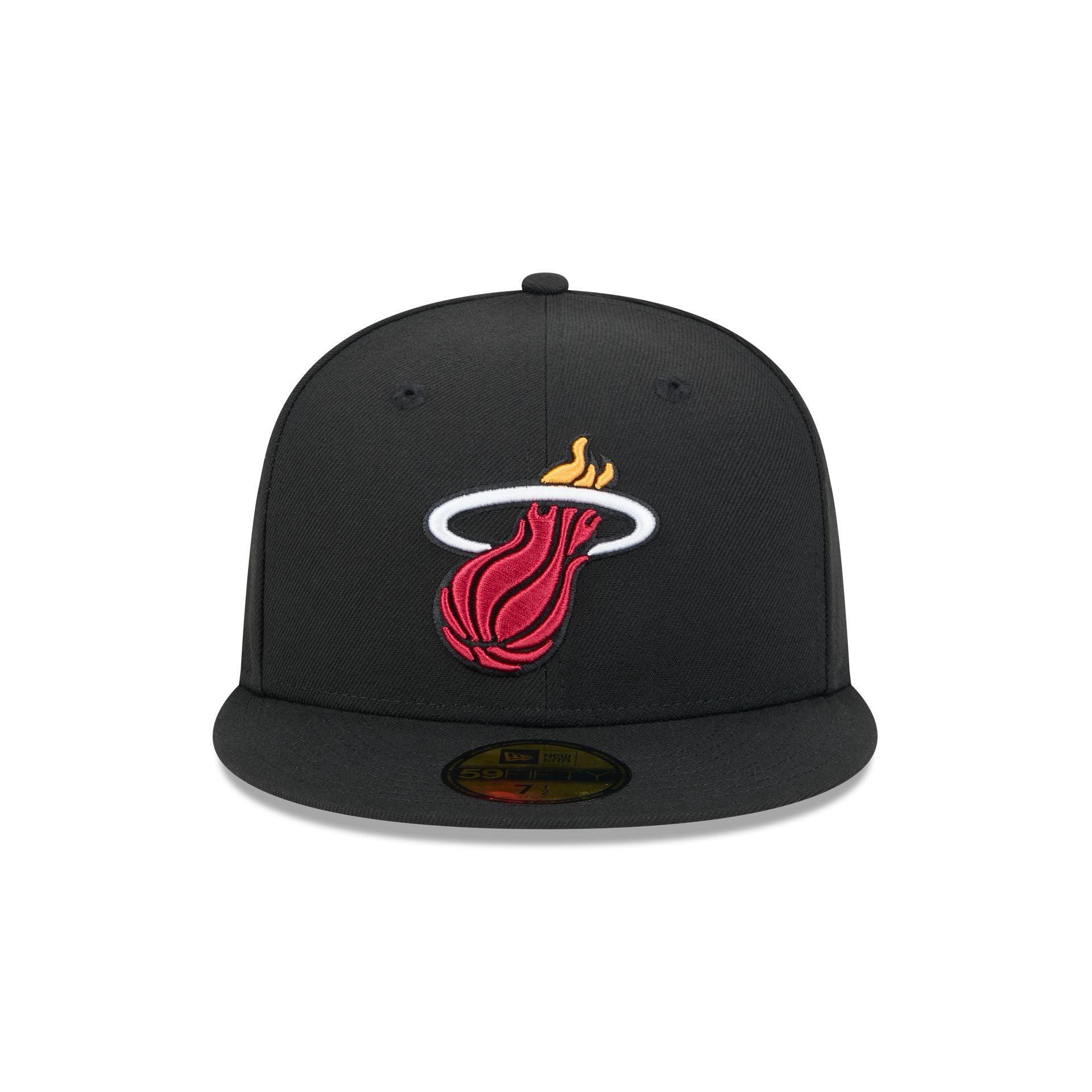 Miami Heat Team Verbiage 59FIFTY Fitted Hat Male Product Image