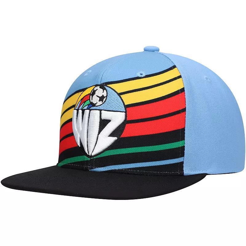 Mens Mitchell & Ness Sky Sporting Kansas City Jersey Hook Snapback Hat Product Image