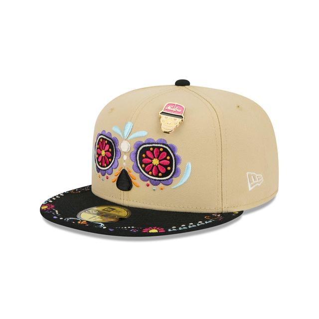 Corpus Christi Hooks Skull Pin 59FIFTY Fitted Hat Male Product Image