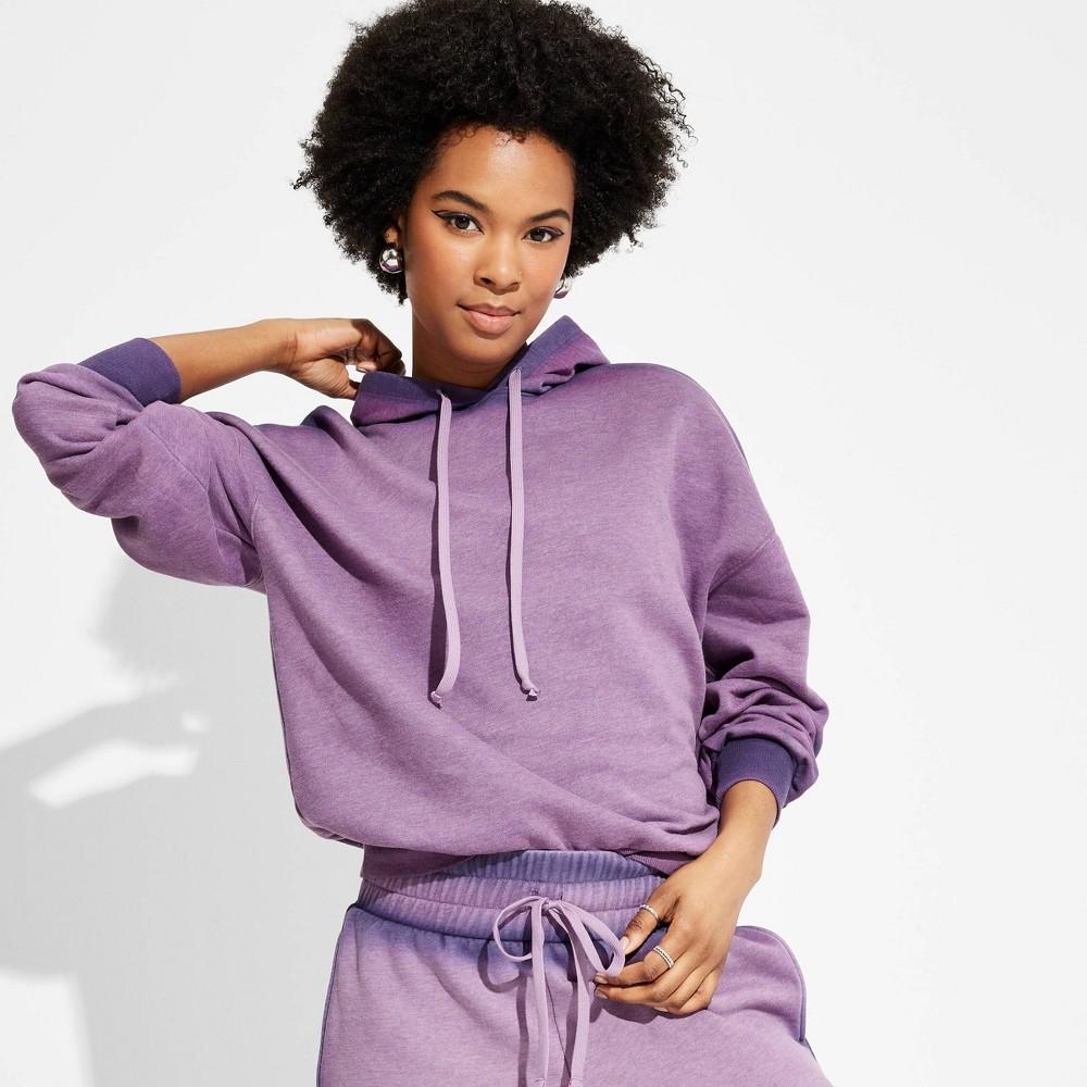 Womens Oversized Hoodie Sweatshirt - Wild Fable Purple XXS Product Image