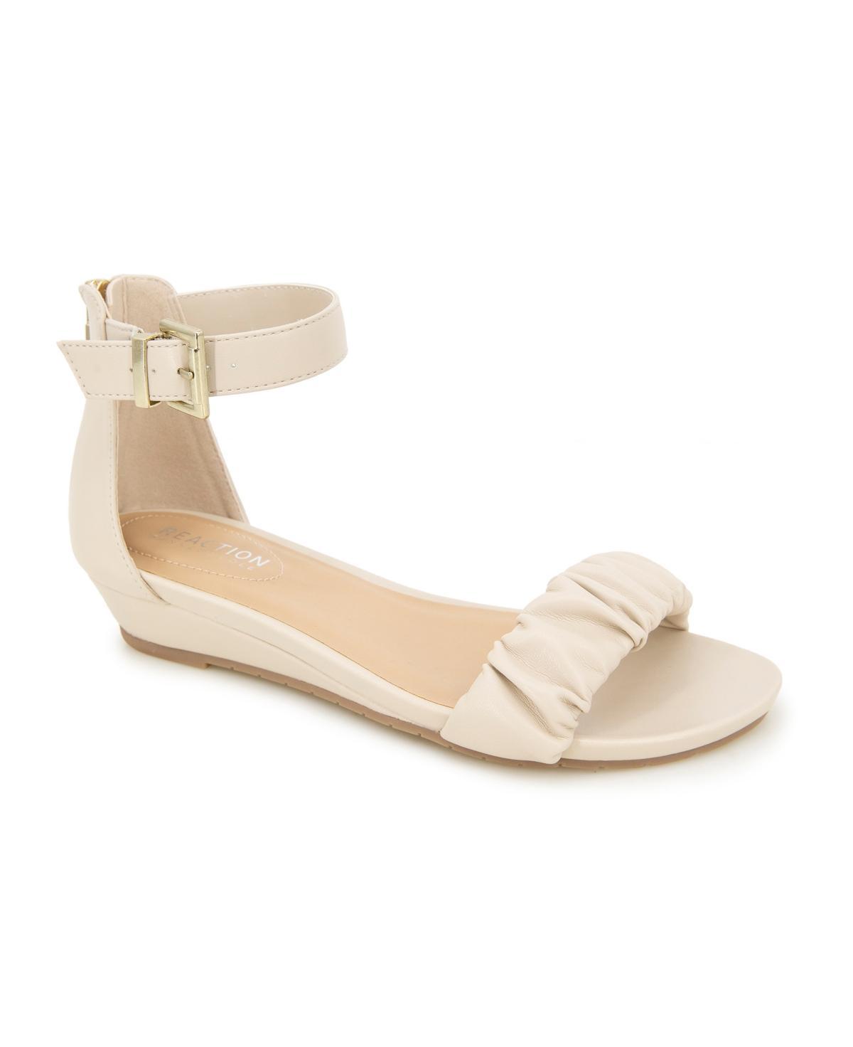 Kenneth Cole Reaction Womens Great Scrunch Two-Piece Wedge Sandals Product Image