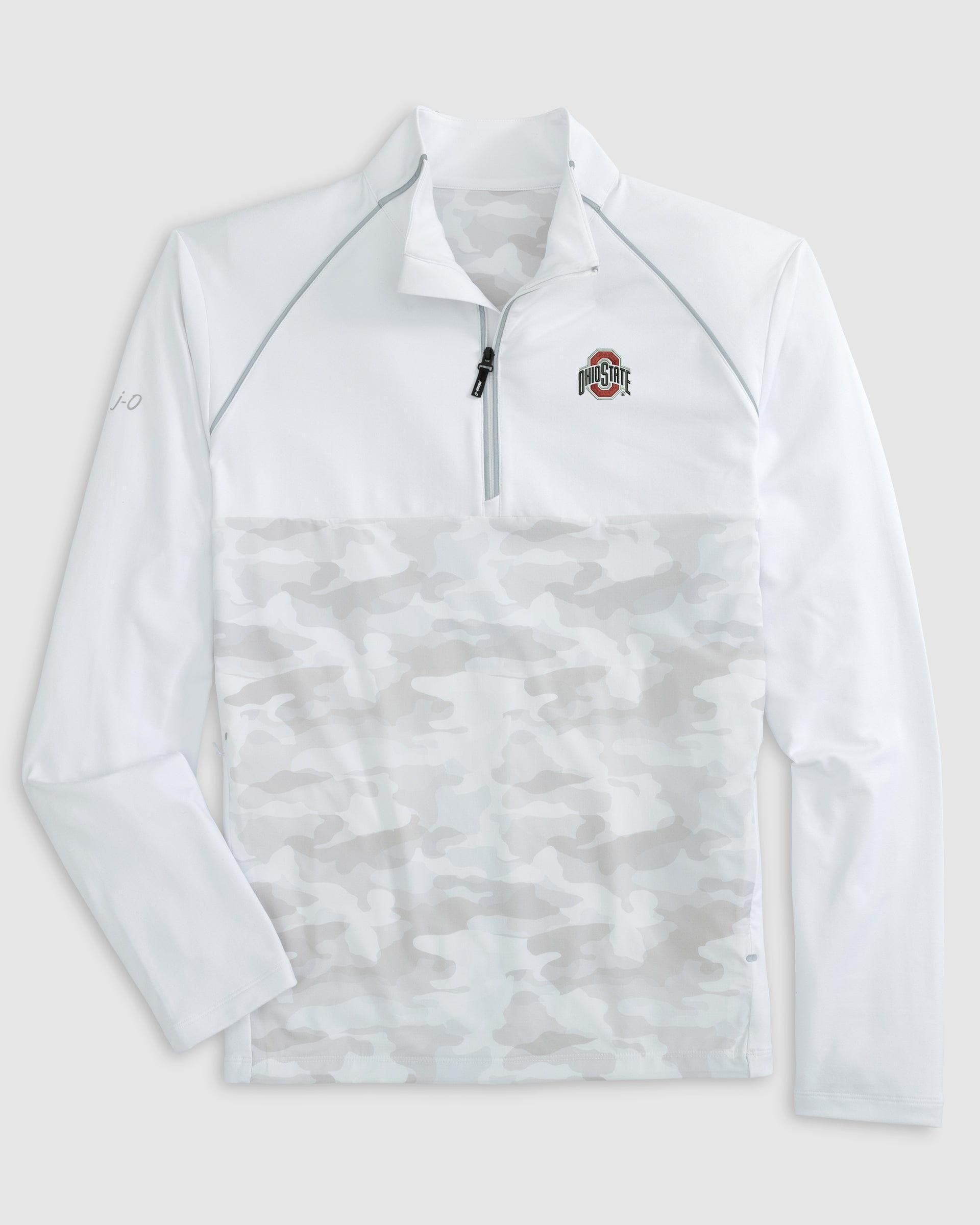 New York Mets Keiser Camo Mixed Media 1/4 Zip Male Product Image