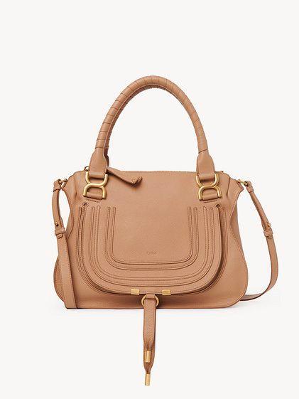 Small Marcie bag in grained leather Product Image