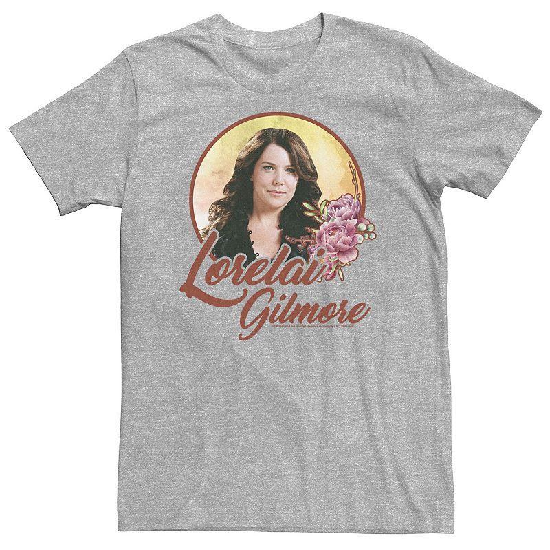 Big & Tall Gilmore Girls Lorelai Gilmore Portrait Tee, Mens Athletic Grey Product Image