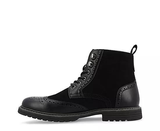 VANCE Virgil Mens Tru Comfort Foam Lace-up Ankle Boots Product Image