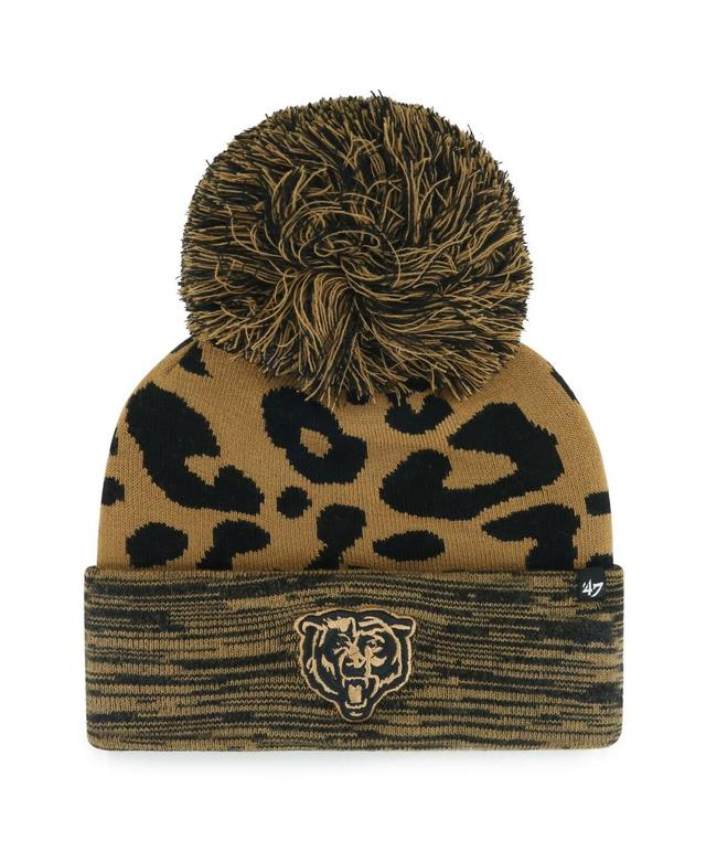 Womens 47 Chicago Bears Rosette Cuffed Knit Hat with Pom Product Image