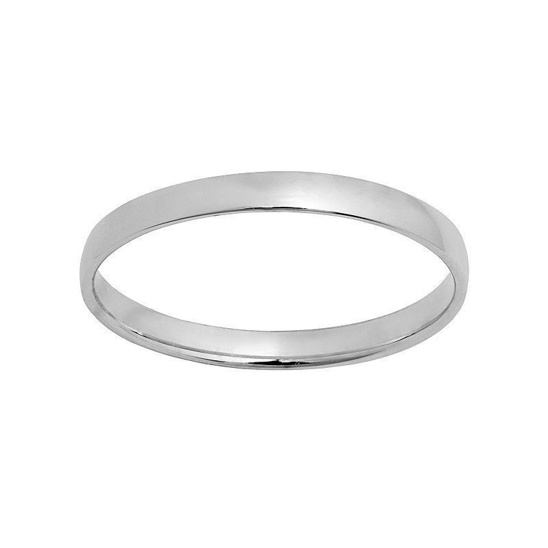 Sterling Silver Wedding Ring, Mens Product Image