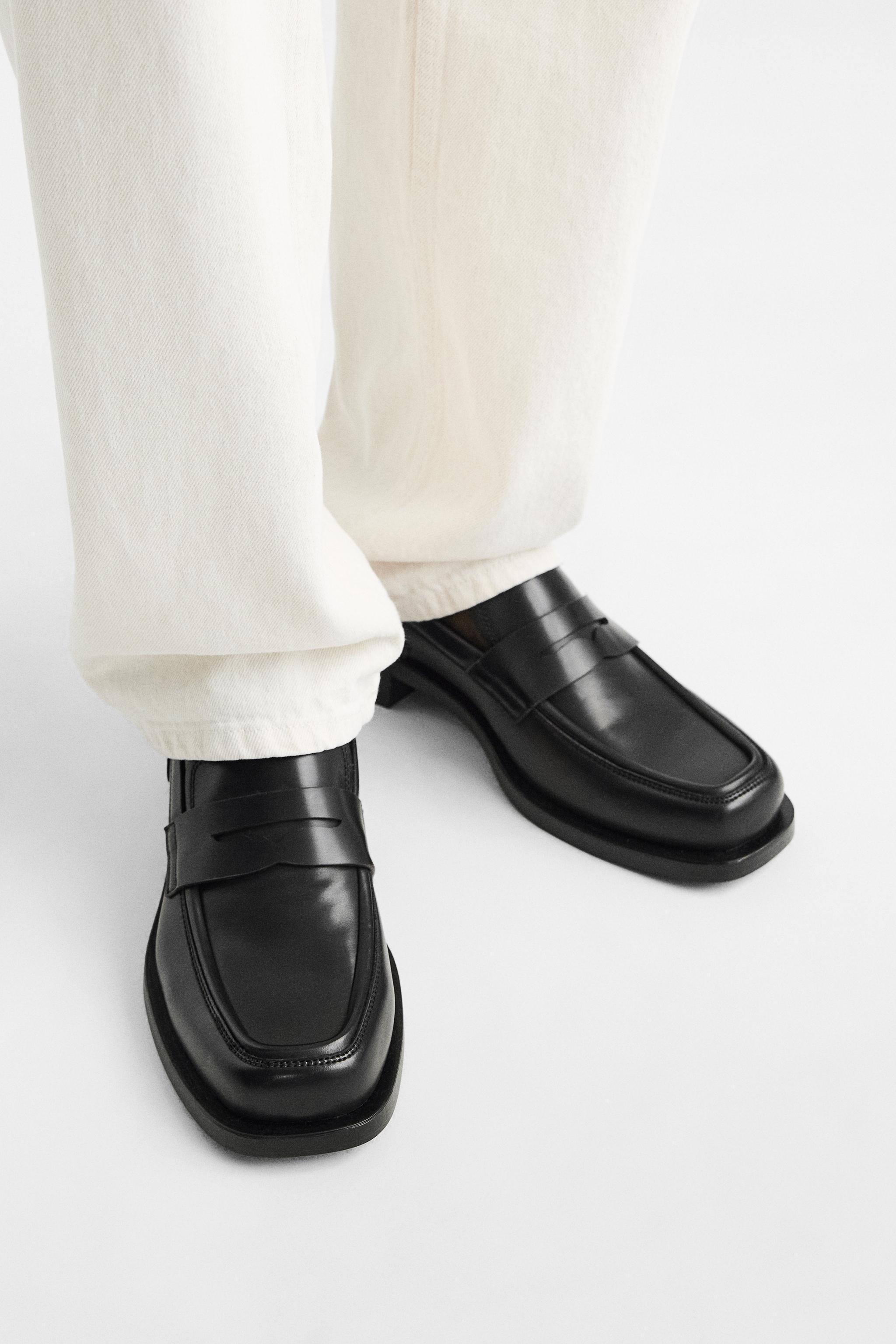 SQUARE TOE LOAFERS Product Image