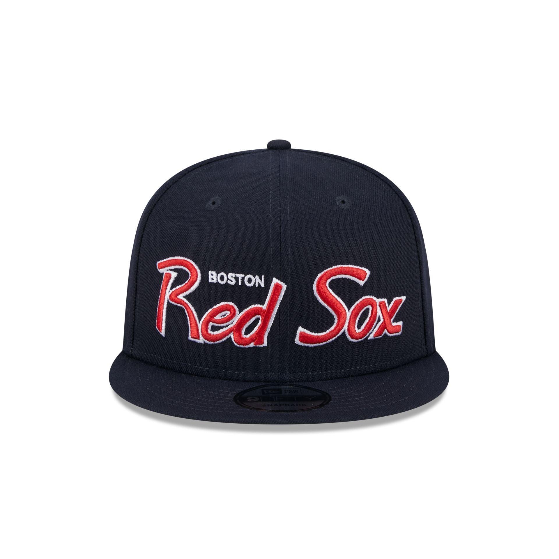 Boston Red Sox Wordmark 9FIFTY Snapback Hat Male Product Image